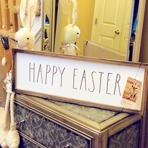 Rae Dunn "Happy Easter" BIG Brand New!